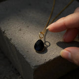 Black Onyx dangle pendant