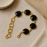 Black Onyx free form bracelet
