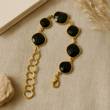 Black Onyx free form bracelet