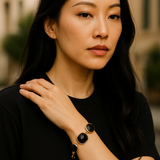 Black Onyx free form bracelet