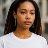 Blue Topaz Amethyst, a Brilliant Song Earrings