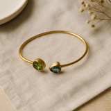 Blue Topaz Peridot Effervescent Bracelet
