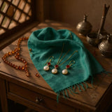 Carnelian pearl dangle pendant