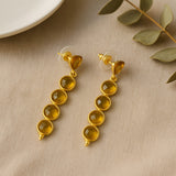 Citrine riviere earrings