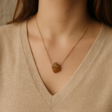 Citrine solo pendant