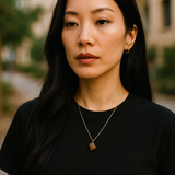 Citrine solo pendant