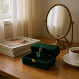 Emerald dangle pendant