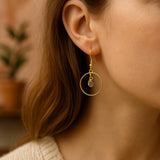 Herkimer Hoop Earrings