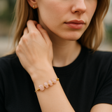 Natural Healing Rose Quartz Chain bracelets