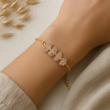 Natural Healing Rose Quartz Chain bracelets