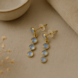 Opal riviere earrings