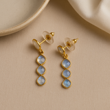 Opal riviere earrings