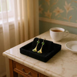 Peridot eloquent earrings