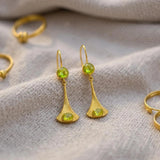 Peridot eloquent earrings