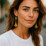 Peridot eloquent earrings