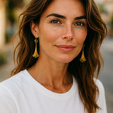 Peridot eloquent earrings