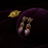 Pink Tourmaline Siren Song Earrings