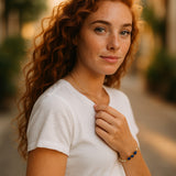 Rainbow Moonstone With Trio Lapis Lazuli Gold Plated With Lobster Clasp Bracelet 8Inch