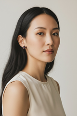 Rough Gemstone Stud Earrings