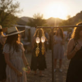 Rose Quartz gold feather Earrings