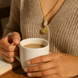 Rose Chalcedony Lotus Flower Pendant