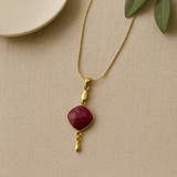 Ruby exotic escape pendant
