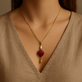 Ruby exotic escape pendant