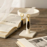 Smoky Quartz Drop Earrings