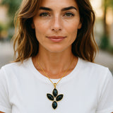 black onyx chandelier pendants