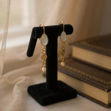 moonstone pearl Enchantress earrings