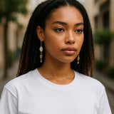 moonstone pearl Enchantress earrings