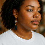 opal iolite worldly earrings