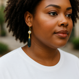 opal iolite worldly earrings