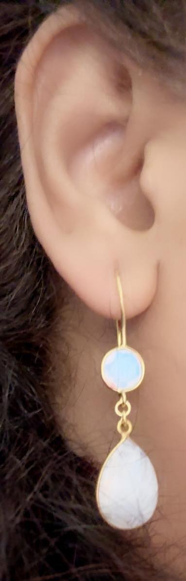 opal moonstone marvelous earring