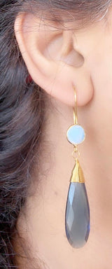 opal iolite worldly earrings