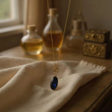 Blue Sapphire dangle pendant