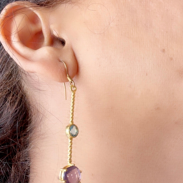 Amethyst A Brilliant Song Earring