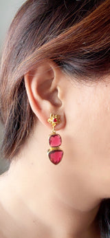 Pink Tourmaline Melody Earrings