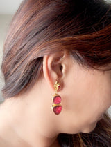 Pink Tourmaline Melody Earrings