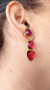 Pink Tourmaline Siren Song Earring