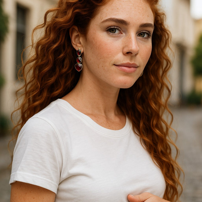 Pink Tourmaline Siren Song Earrings