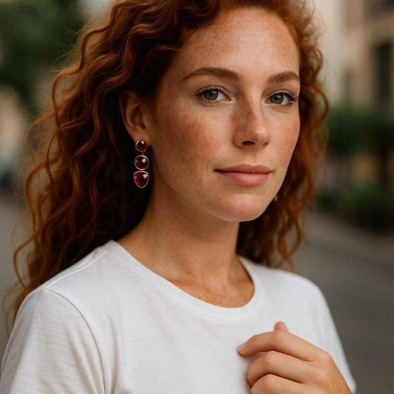 Pink Tourmaline Siren Song Earrings