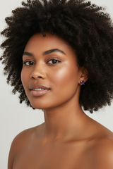Rough Gemstone Stud Earrings