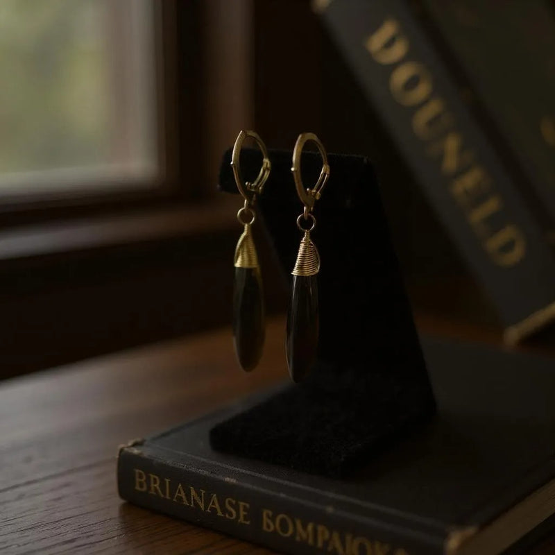 Smoky Quartz Drop Earrings