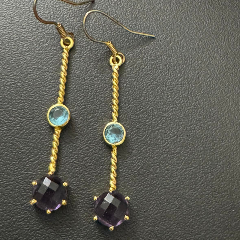 Amethyst A Brilliant Song Earring