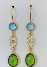 Peridot Effervescent earrings