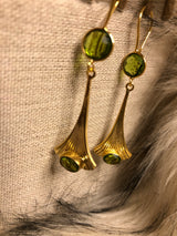 Peridot eloquent earrings