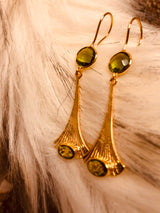 Peridot eloquent earrings