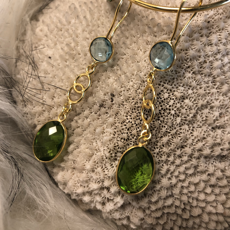 Peridot Effervescent earrings