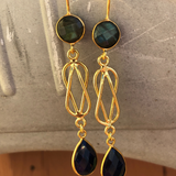 Labradorite Lapis Elusive earrings